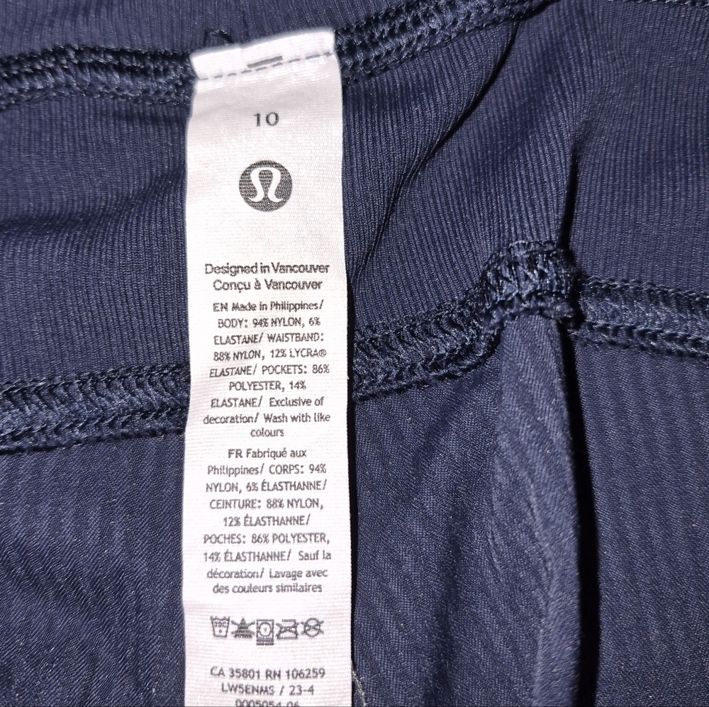 Lululemon Dance Studio Jogger Full Length Size 10 Navy - Picture 10 of 14